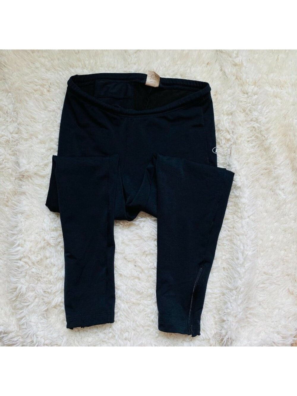 REI Vintage Pants Mens Large Drawstring Zip Bottom Stretch Tapered USA Made